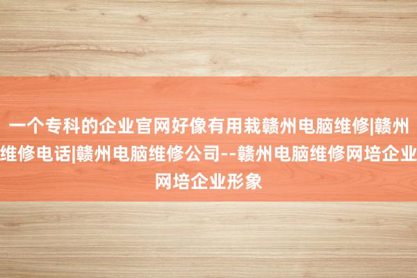 一个专科的企业官网好像有用栽赣州电脑维修|赣州电脑维修电话|赣州电脑维修公司--赣州电脑维修网培企业形象